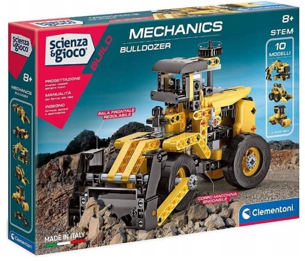 Clementoni Byggklossar Mekanik Laboratorium Bulldozer 200 bitar