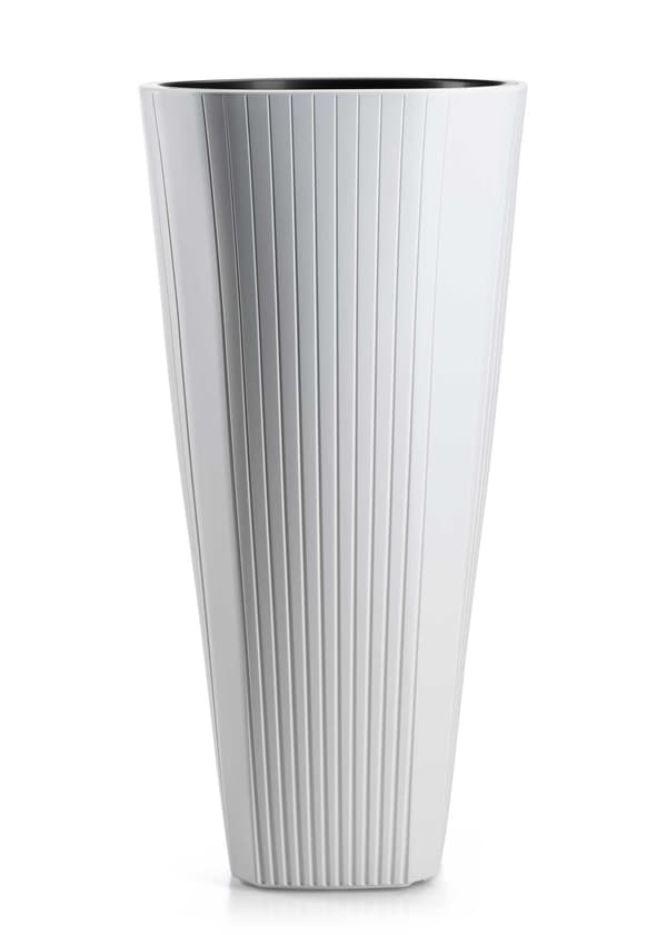Mora blomkruka, hög, vit, 39xh81 cm