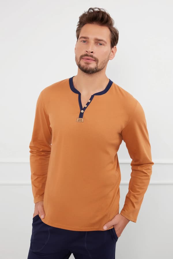 Juliusz herrpyjamas långärmad, långbyxor L