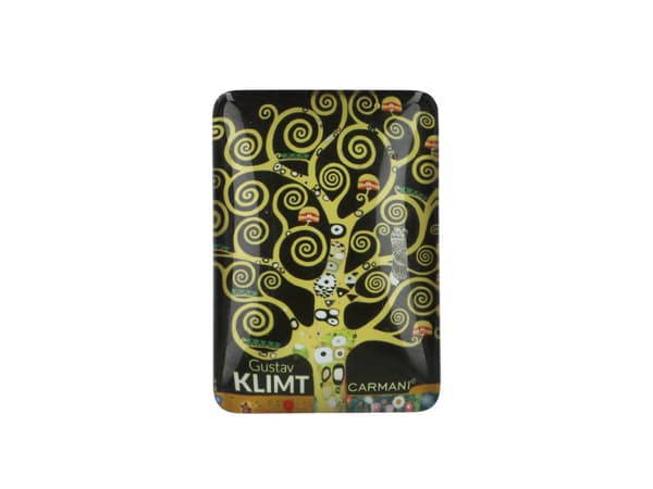 Carmani, kylskåpsmagnet - Gustav Klimt/Träd