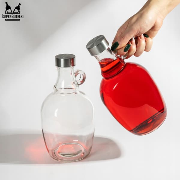 1 liter gallon med låg