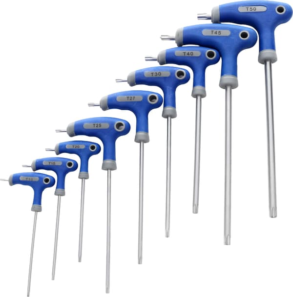 Sæt med 9 Torx-nøgler KD10247