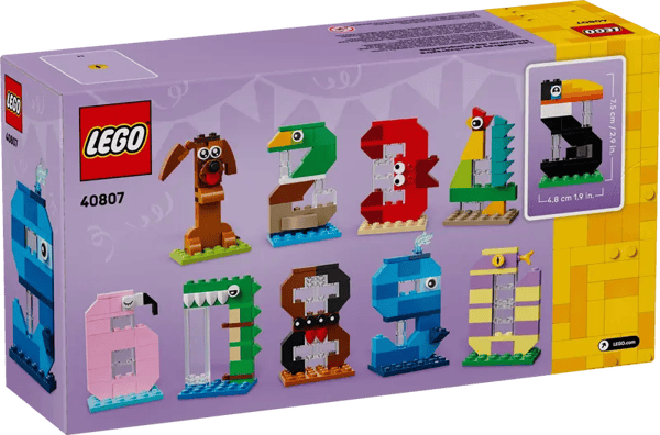 Lego Syntymäpäivänumerosetti 281 palaa (40807)