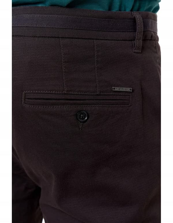 Herreshorts med lommer, elastisk talje og snørebånd MORAJ XL GRAPHITE