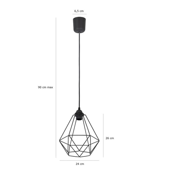 Tornado IK1Z lampa svart