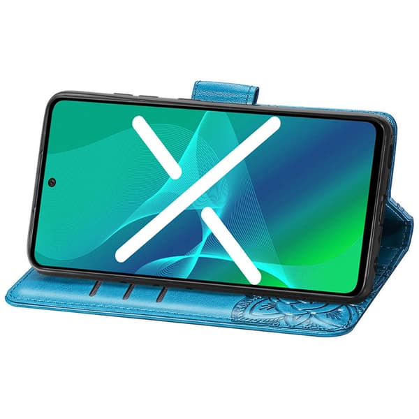 Realme 11 5G Flip-cover, Butterfly, Blå