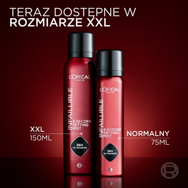 Loreal Infaillible 3 Second Setting Mist 36H fixeringsspray 75ml