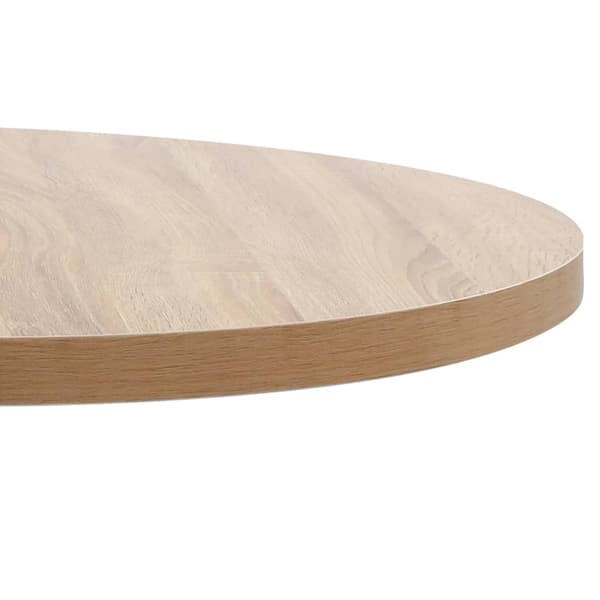 vidaXL bistrobord lysebrunt 80 cm MDF