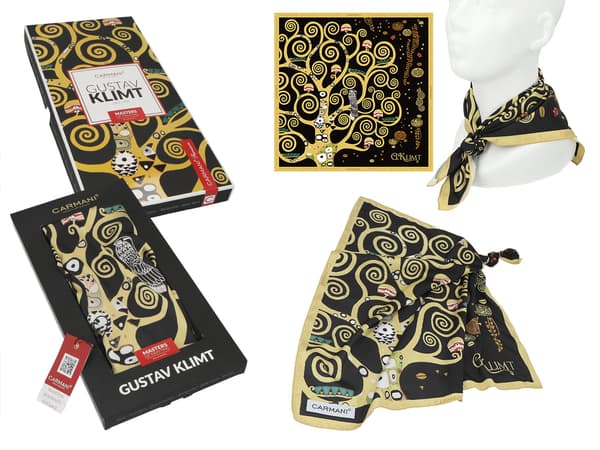 Halsduk - G. Klimt, Livets träd (carmani)