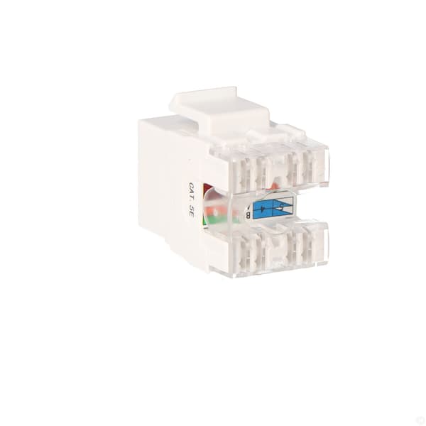 Simon Connect RJ45 Cat 5e UTP-stik, hvid