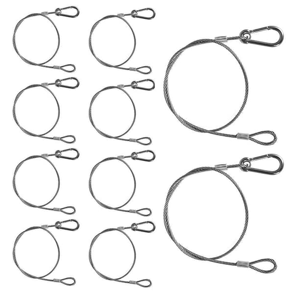 Sikkerhedsreb 65 cm 50 kg 10 stk.