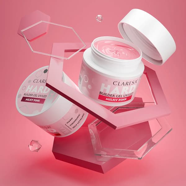 CLARESA Żel HARD&EASY BUILDER GEL MJÖLKROSA 12G
