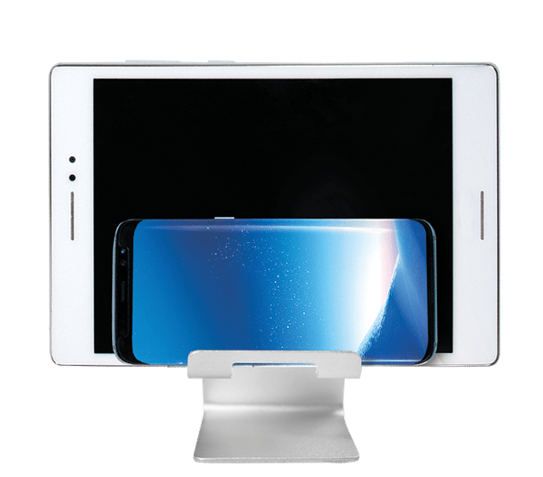 LogiLink telefon-/tabletholder - Aluminium, elegant, stabil og stilfuld
