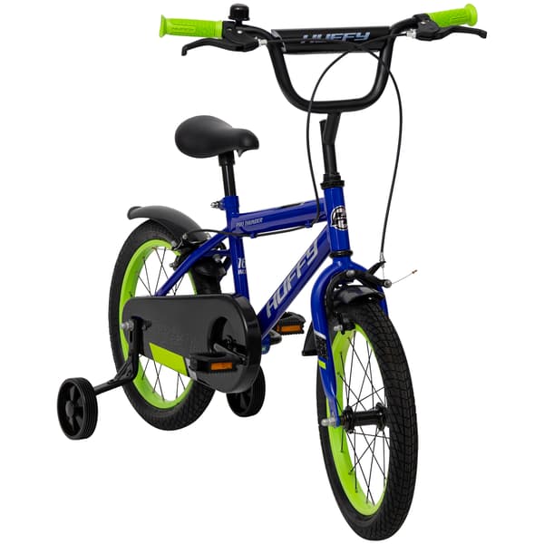 Huffy Pro Thunder 16-tommer børnecykel blå-grøn