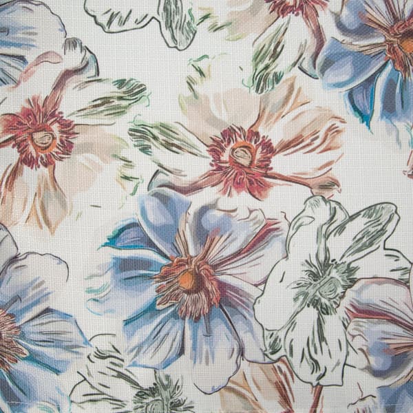 Bordløber FLORE 7 40x140 cm hvide blomster