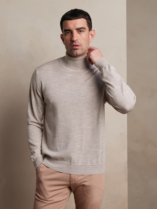 GLIDANDE TURTLENECK I MERINOULL XXL