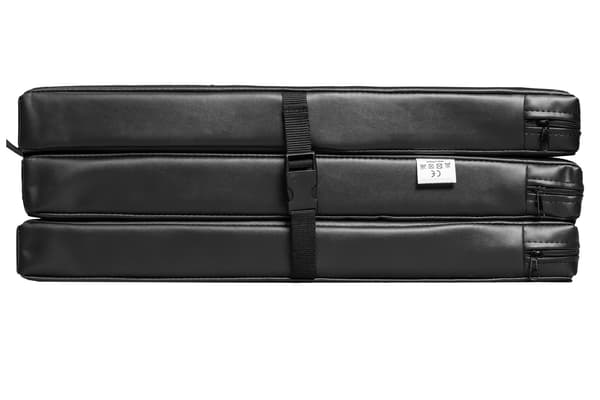 Gymnastikmåtte, måtte - 180x60x6 sort - muvv