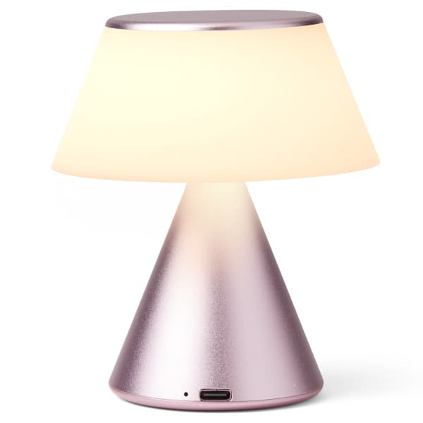 Lexon Luma M LED-lamppu, vaaleanpunainen