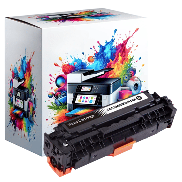Toner til HP CC530A/CE410X/CF380X Sort GP