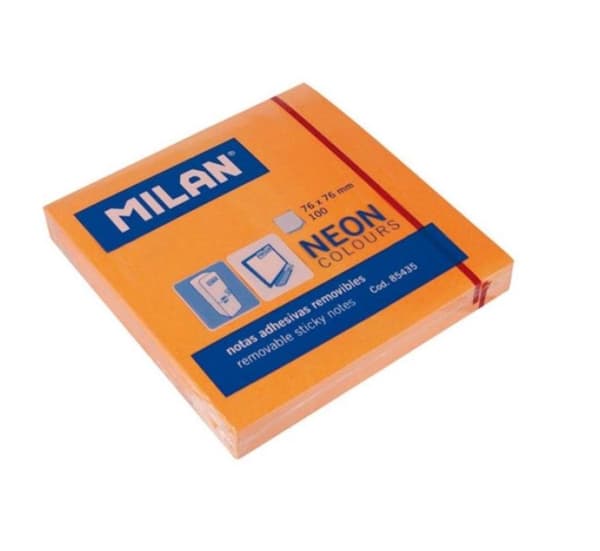Sticky notes 76x76 neonorange MILAN