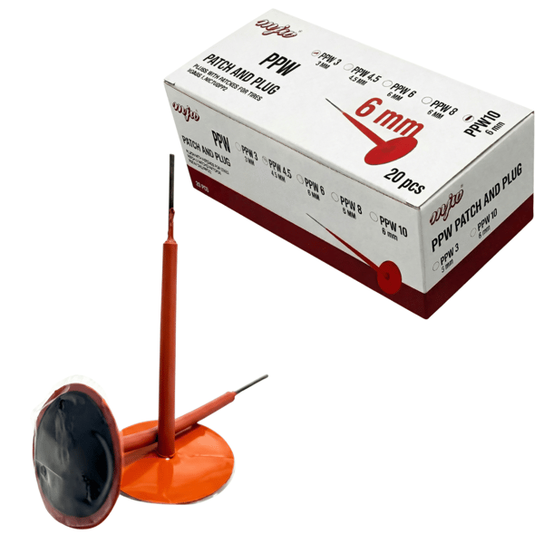 Set med PPW 6 mm däckreparationspluggar, 20 delar