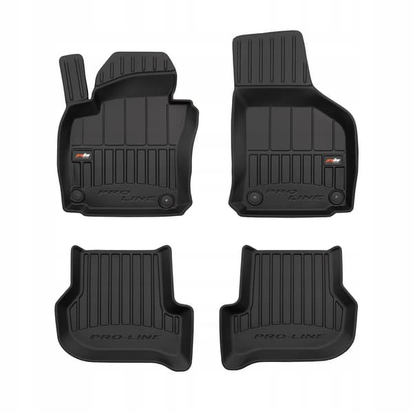 SÆT 3D gummimåtter SEAT Toledo 3 2004-2010 g