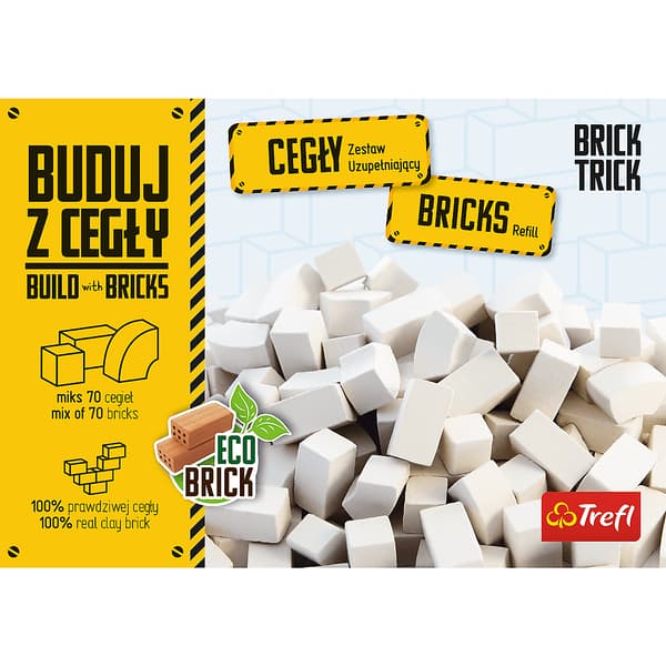 BRICK TRICK CASTLE BRICKS HVIDE 70
