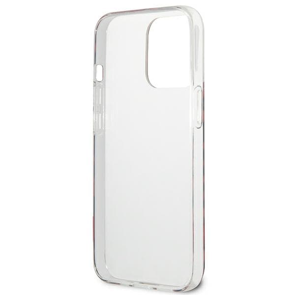 Guess Leopard-cover til iPhone 13 Pro / 13, rød
