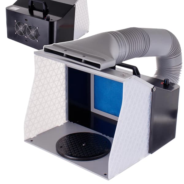 AIRBRUSH-MODELL SPRAYBOX JUSTERBAR LED-LJUSUTSUGNING