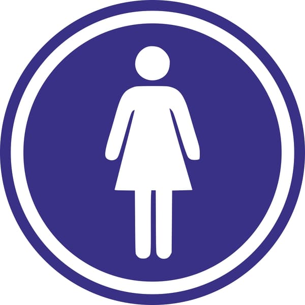 Tietotarra - naisten wc 10 cm