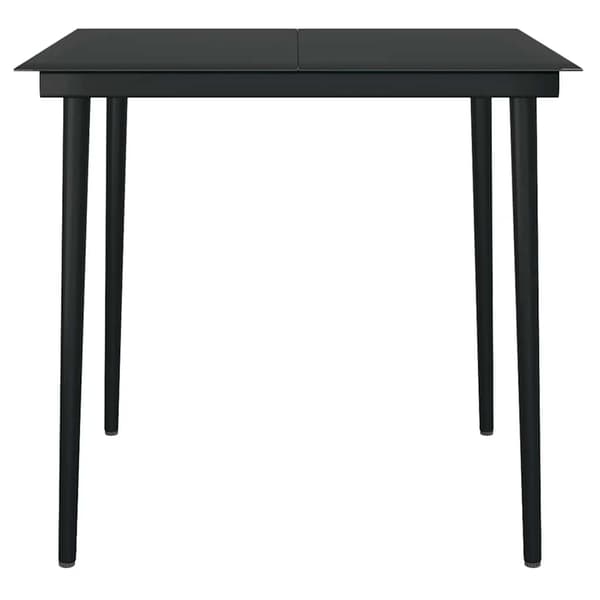 vidaXL 3-delat trädgårdsmöbelset, grå