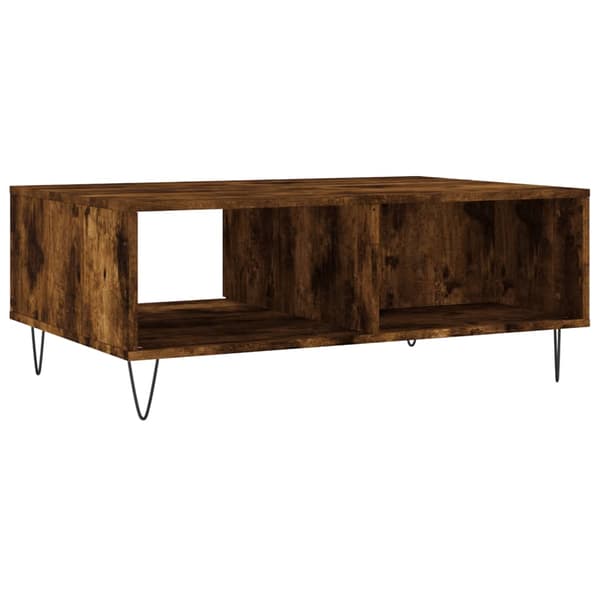 vidaXL sofabord røget eg 90x60x35 cm