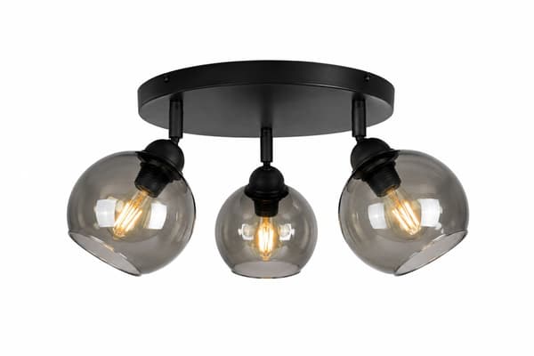 Spotlight 3xE27 YUNO SVART