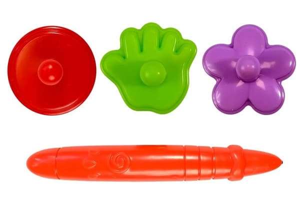 Magnetisk tegnebræt med 3 stempler og stylus