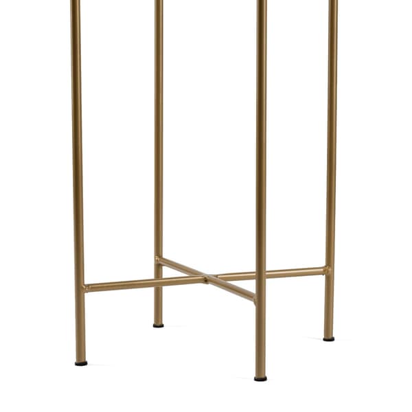 Blomsterstander med låg 55 cm guld sort