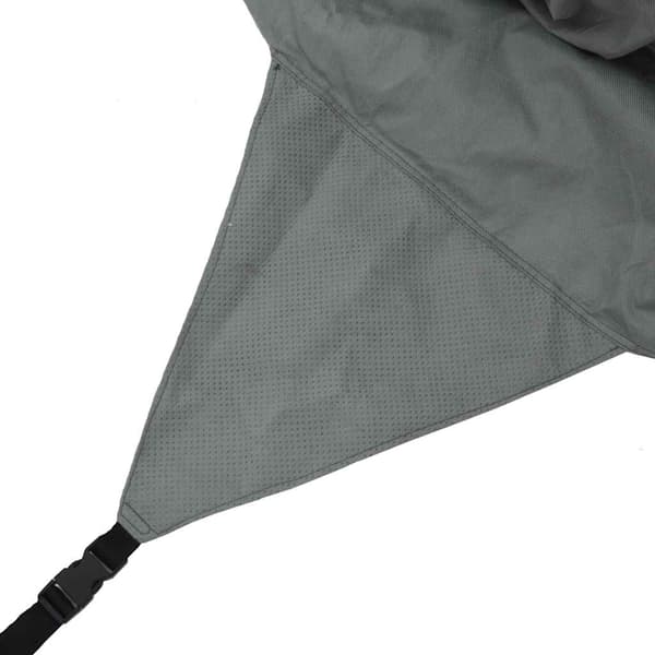 vidaXL campingvognsovertræk, grå, 670x250x220 cm