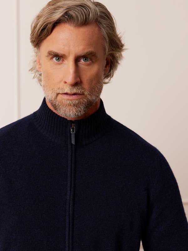MARINBLÅ WENLEY M CARDIGAN