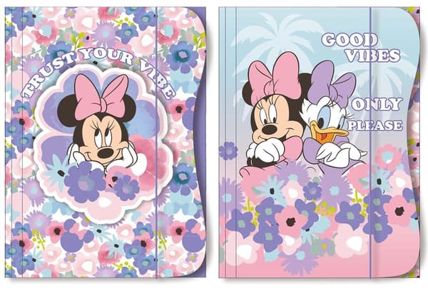 Minnie Mouse A4 elastisk mappe
