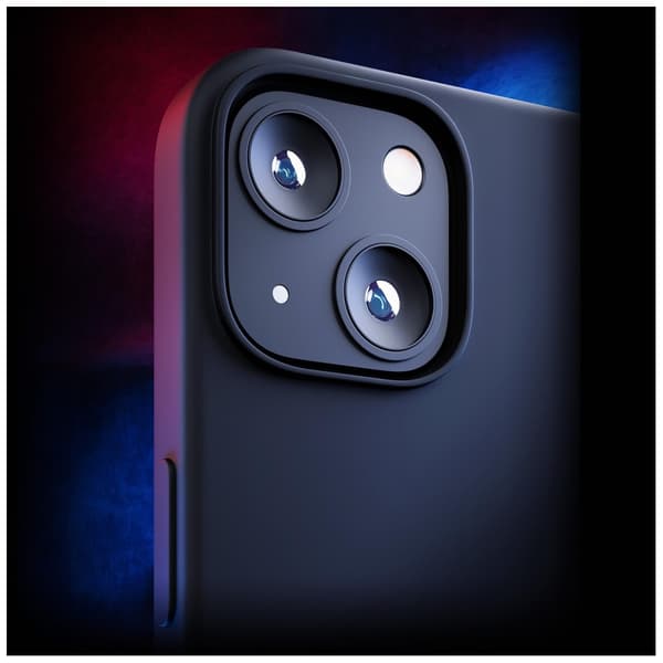 3MK Matt Case Pro för iPhone 13, svart