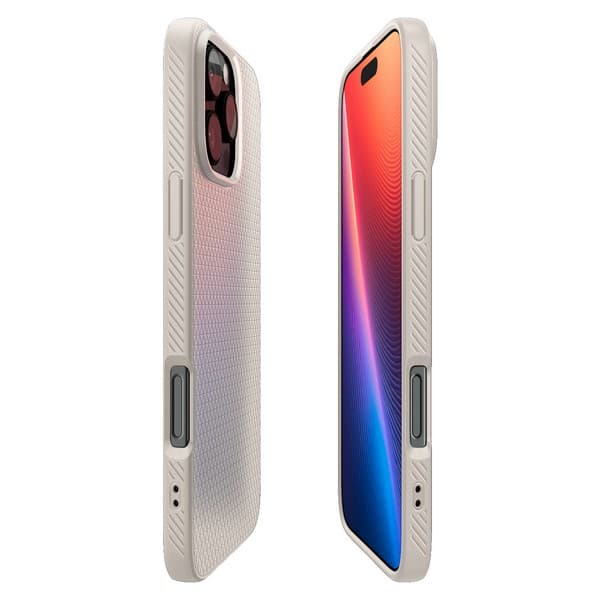 Spigen Liquid Air -kotelo iPhone 16 Prolle, beige
