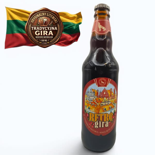 Gira Retro tranebærsyre 0,5 flaske