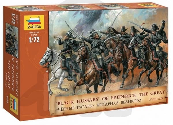 Z8079 1:72 Sorte Husarer af Frederik den Store