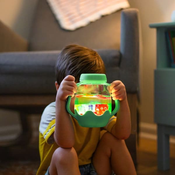 Vesitäytteinen Sensor Purkki, Vihreä, Glo Pals