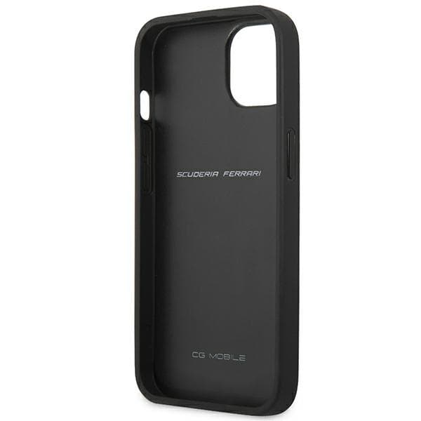 Ferrari On Track Carbon Stripe-cover til iPhone 13 mini, sort