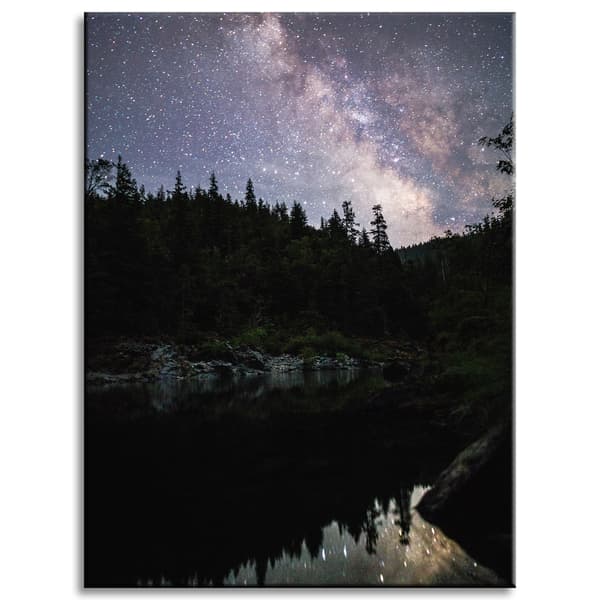 Lærredstryk Rummet Stjernehimmel 30x40