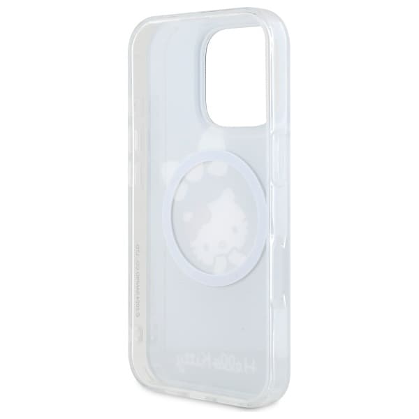Hello Kitty HKHMP16LHFLBK iPhone 16 Pro 6,3" sort/sort hårdt cover IML Fun sløjfe Magsafe