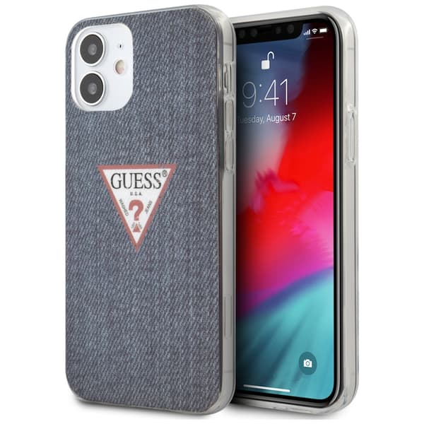 Guess Jeans Collection iPhone 12 miniskal, marinblå/mörkblå