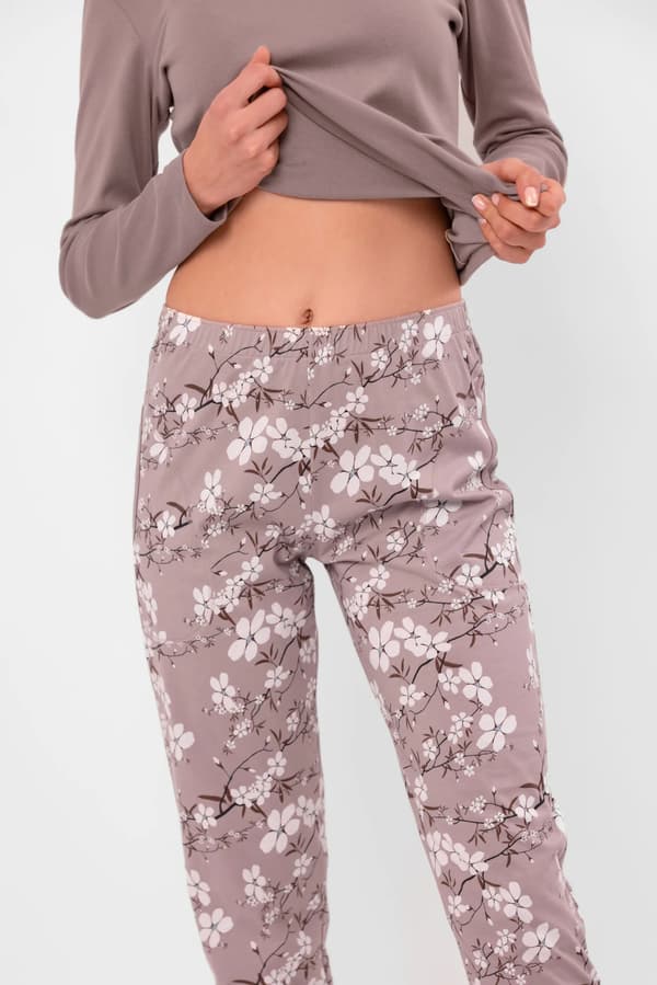 Dampyjamas med lång ärm, långbyxor Kimuri M