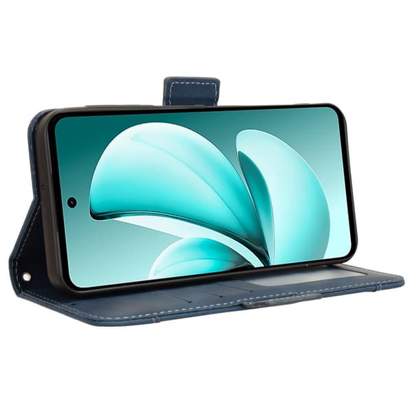 Flip-cover til Realme C71, kortholder, marineblå