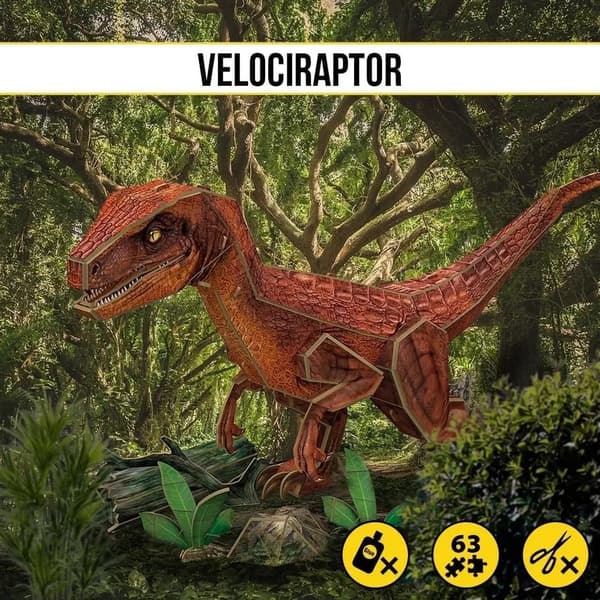 3D-PALAPELI NATIONAL GEOGRAPHIC VELOCIRAPTOR 0534